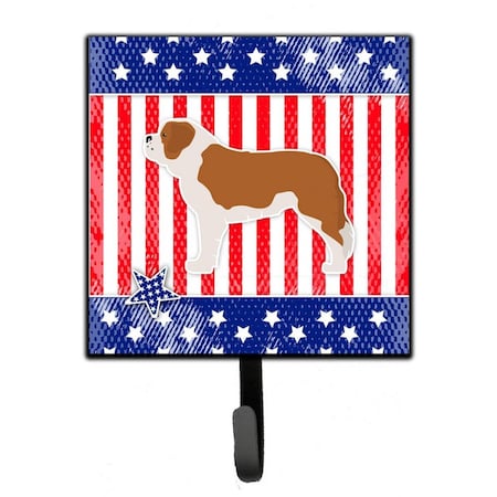 Carolines Treasures USA Patriotic Saint Bernard Leash or Key Holder BB3376SH4